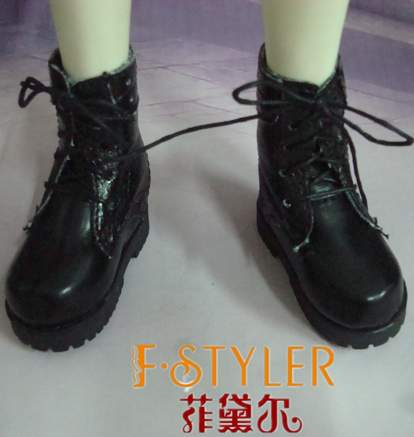 Four color of male punk boots