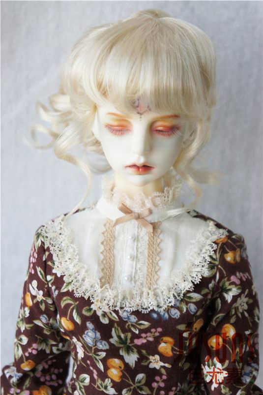 Pretty Curly Synthetic Mohair BJD Doll Wigs  JD261