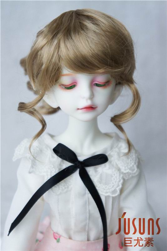 Pretty Curly Synthetic Mohair BJD Doll Wigs JD261