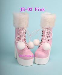 BJD shoes JS03 pink