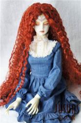 Pretty Long Curly Doll Wigs Synthetic Mohair JD220