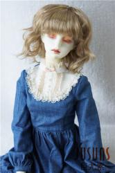 Lady Short Curly BJD Doll Wigs Synthetic Mohair JD260