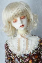 Lady Short Curly BJD Doll Wigs Synthetic Mohair JD260