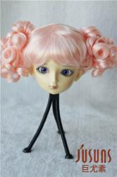 Lovely Two Braids Synthetic Mohair Doll Wigs JD275