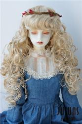 SD 1/3 Long Curly Synthetic Mohair BJD Doll Wig JD311