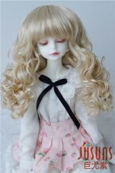 Long Curly Synthetic Mohair BJD Doll Wig JD311