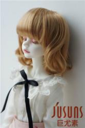 Full Bangs Short Wave Synthetic Mohair Doll Wigs JD190