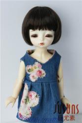 Lovely Short Cut Doll Wigs Synthetic Mohair JD256