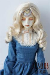 Long Curly Wig BJD Synthetic Mohair JD343