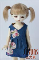 Lovely Twin Tail BJD Mohair Doll Wigs JD203
