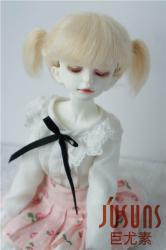 Lovely Twin Tail Mohair Doll Wigs JD203