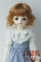 Lady Short Curly BJD Doll Wigs Synthetic Mohair JD260