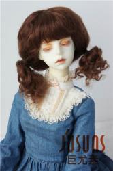 Lovely Two Pony BJD Mohair Doll Wig JD294