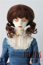 Lovely Two Braids BJD Mohair Doll Wig JD305