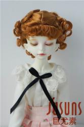 Double Pony Curly Doll Wig Synthetic Mohair JD048