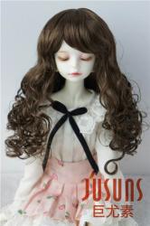 Long Curly Synthetic Mohair BJD Doll Wig JD311