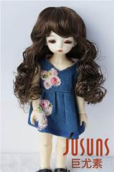Long Curly Synthetic Mohair BJD Doll Wig JD311