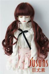 Lovely Curly Braids  Synthetic Mohair Doll Wigs JD337
