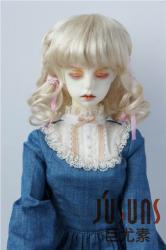 Pretty Curly BJD Synthetic Mohair Doll Wigs JD367