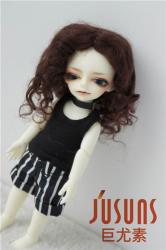 Lovely Curly BJD Mohair Doll Wig JD039