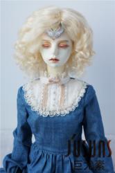 Lovely Curly BJD Mohair Doll Wig JD039