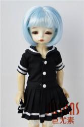 Cute Short Bobo Air Bangs Doll Wig Synthetic Mohair JD286