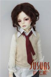 Lovely Curly BJD Mohair Doll Wig JD039