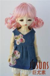 Pretty Curly BJD Synthetic Mohair Doll Wigs JD367