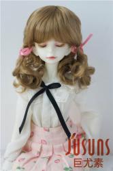 Pretty Curly BJD Synthetic Mohair Doll Wigs JD367