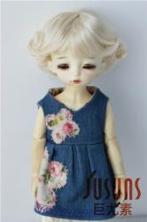 Fashion short Curly BJD Synthetic Mohair Doll Wigs JD369
