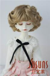 Fashion short Curly BJD Synthetic Mohair Doll Wigs JD369