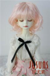 Lady Short Curly BJD Doll Wigs Synthetic Mohair JD260