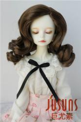 Pretty Curly BJD Synthetic Mohair Doll Wigs JD343