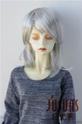 Fashion Color Gray BJD Synthetic Mohair Doll Wigs JD351