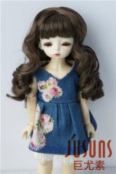 Long Curly Synthetic Mohair BJD Doll Wig JD389