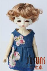 Cute Curly BJD Synthetic Mohair Doll Wig JD369