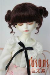 Lovely Two pony BJD Mohair Doll Wigs JD406
