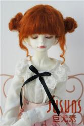 Lovely Two pony BJD Mohair Doll Wigs JD406