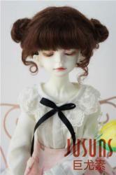 Lovely Two pony BJD Mohair Doll Wigs JD406