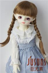 Double Braids BJD Synthetic Mohair Doll Wigs JD018B