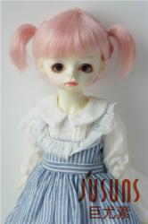 Lovely Twin Tail BJD Mohair Doll Wigs JD203