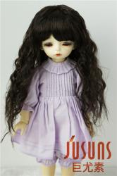 Soft Cabbage Wave Synthetic Mohair BJD Doll Wig JD041