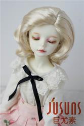Lovely Short Curly BJD Synthetic Mohair Doll Wigs JD338