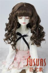 Full Bang with Curly BJD Synthetic Mohair Doll Wigs JD429