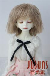 Fashion Short Curly Heat Resistant Fiber Doll Wigs JD235