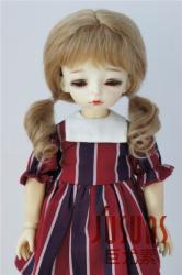 Lovely Two Braid BJD Mohair Doll Wigs JD426