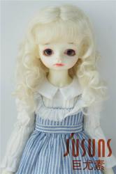 Pretty Short Curly Mohair Doll Wigs D20313