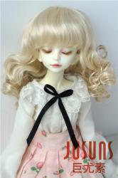 Pretty Long Curly BJD Doll Wigs Synthetic Mohair JD430