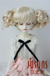 Lovely Two Braids Synthetic Mohair Doll Wigs JD275