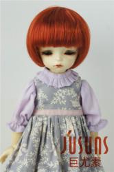 Lovely Short Cut Doll Wigs Synthetic Mohair JD256